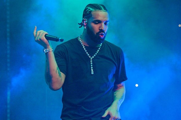 Drake performing on stage